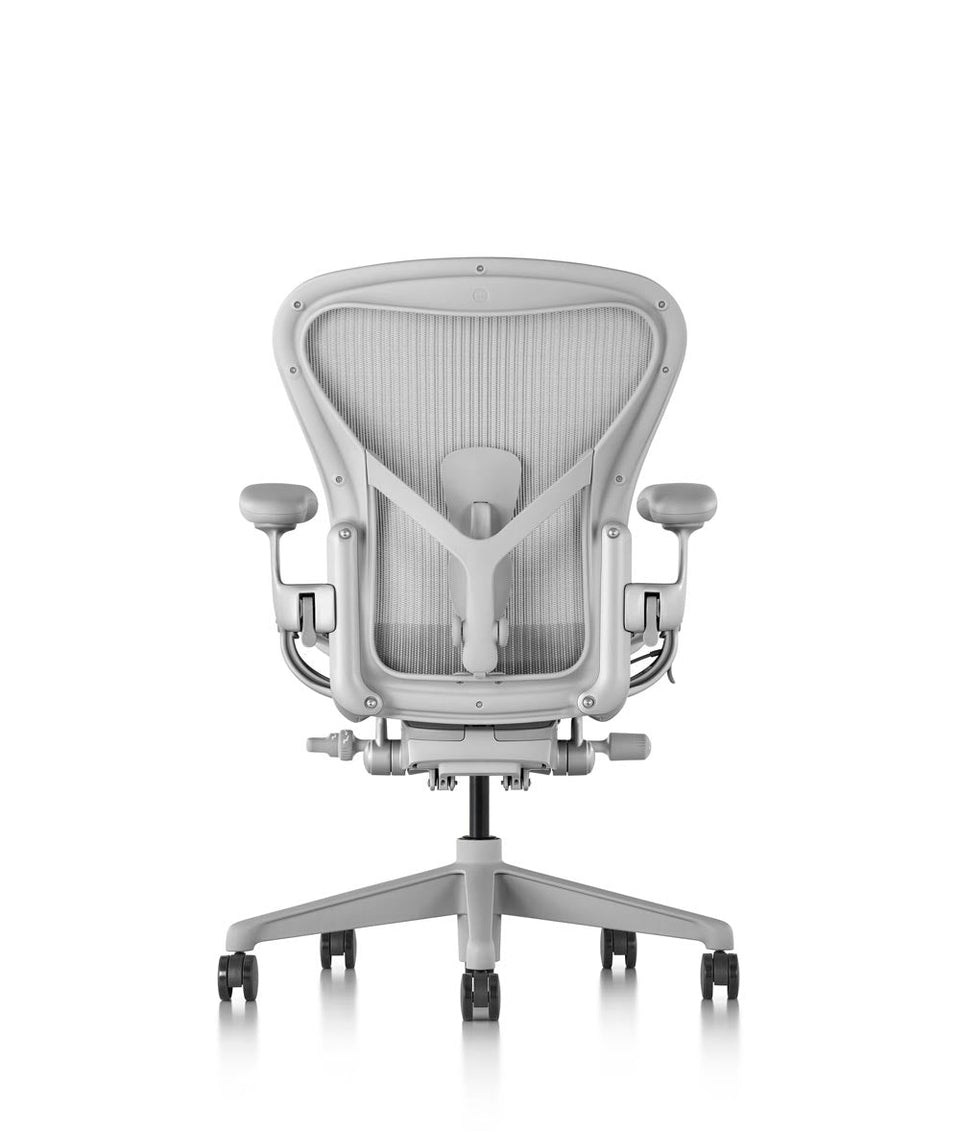 Herman Miller Aeron chair in Mineral finish